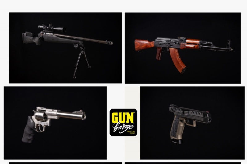 Стрелковый пакет "Royal Flush" в тире GunGarage