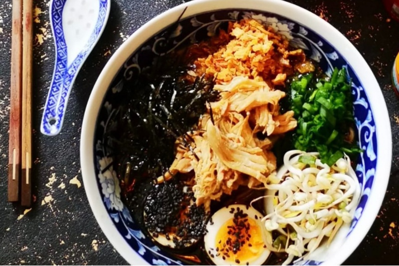 Трёхблюдное вкусовое впечатление в Kagerou Ramen House Tallinn