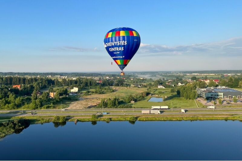 Полет на воздушном шаре над Клайпедой с «Авиационным центром»