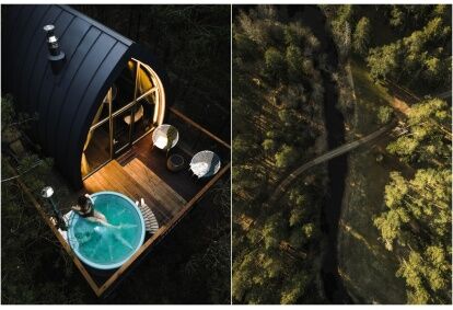 Nakšņošana bungalo 4 metrus virs zemes - Jungle SPA