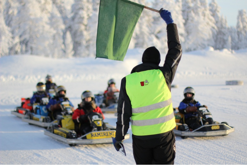 Гонка Ice Karting