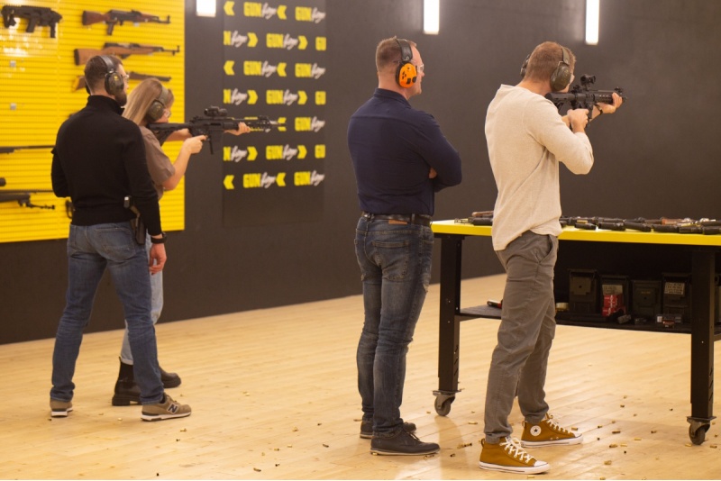 Стрелковый пакет "Snack Platter" в тире GunGarage