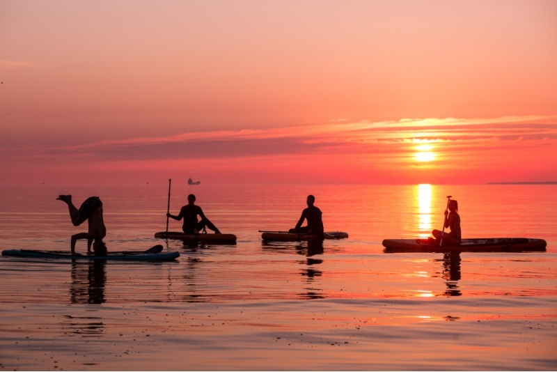 SUP-поход на закате в Surfy