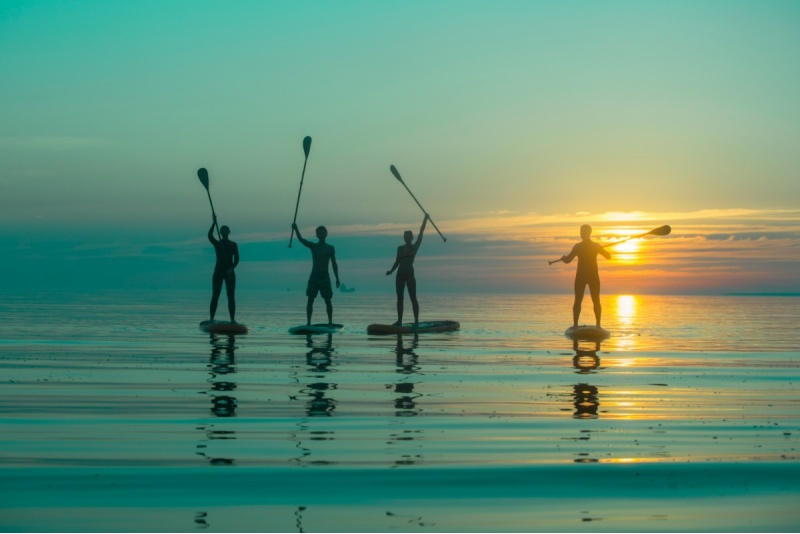 SUP-поход на закате в Surfy