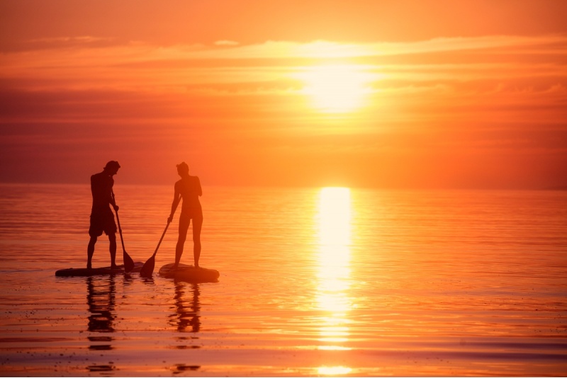 SUP-поход на закате в Surfy для группы