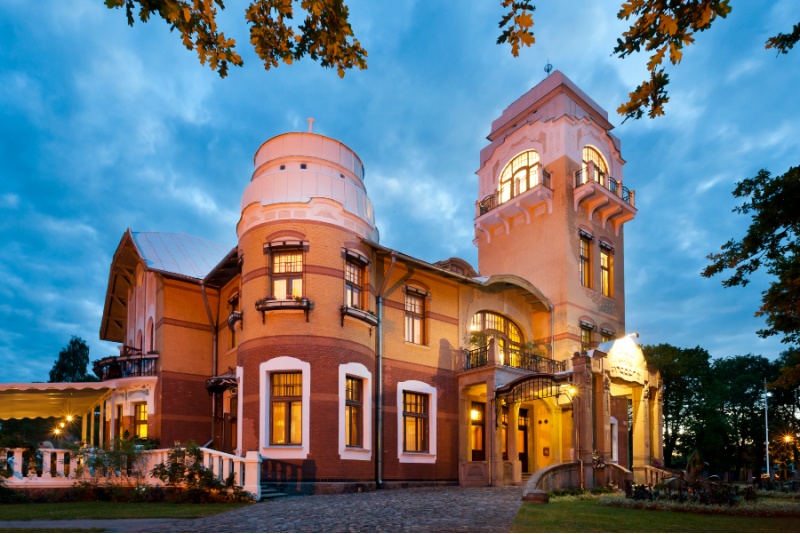 Послеобеденный чай в Villa Ammende в Пярну