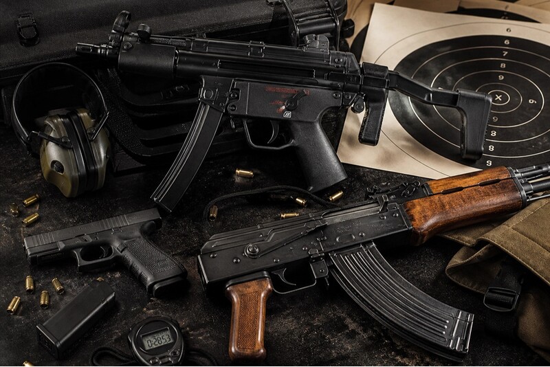 Стрелковый пакет "Gun and Trigger" в тире GunGarage