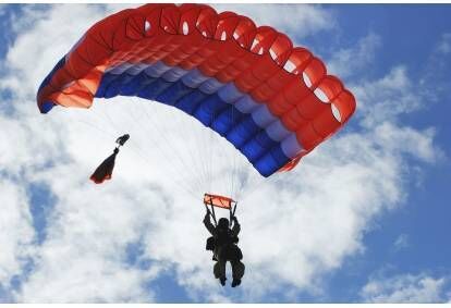Самостоятельный прыжек с парашютом в Рапла