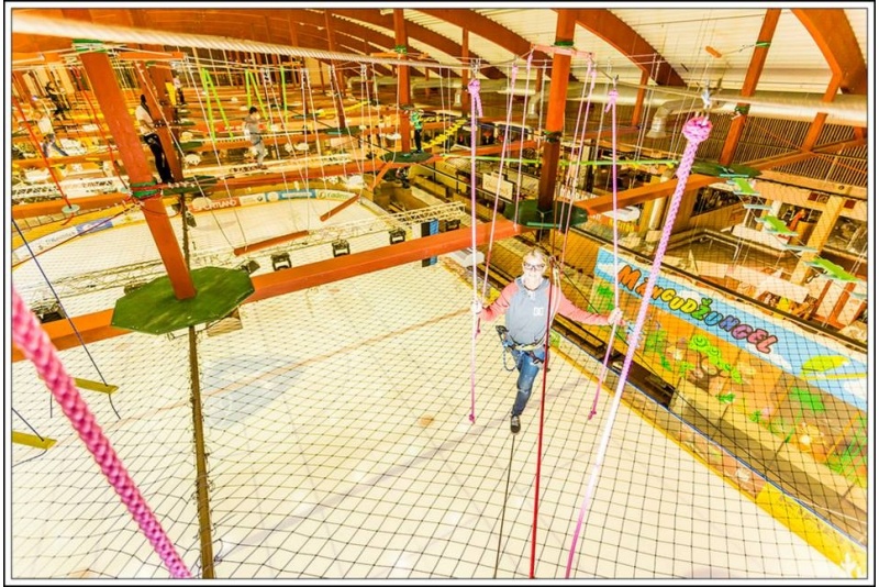 Весёлое приключение для детей в парке приключений Lõunakeskus в Тарту