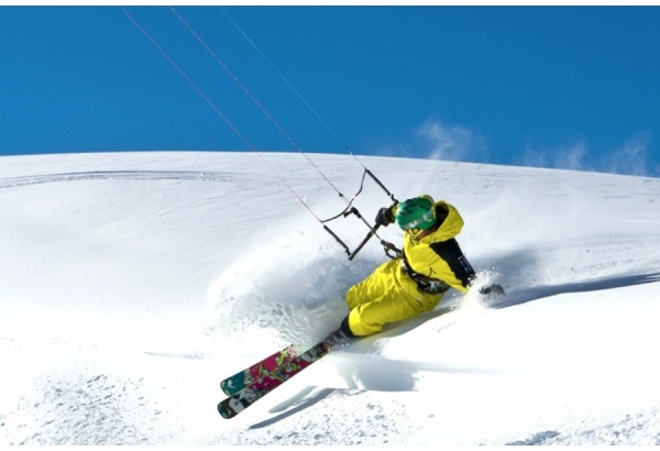 Talilohesurf ehk "Snowkite" Virumaal