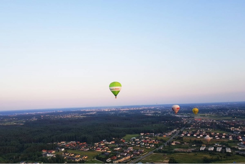 Õhupallilend Vilniuses õhusõitjate klubiga „Audenis“