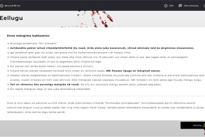 Онлайн-квест-комната «Смертельный день рождения»