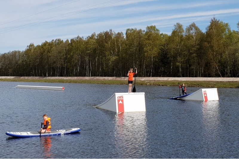 Обучение вейкбордингу для четверых в Pidula Wakepark