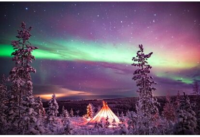 Northern Lights Wilderness Tour with Professional Camera