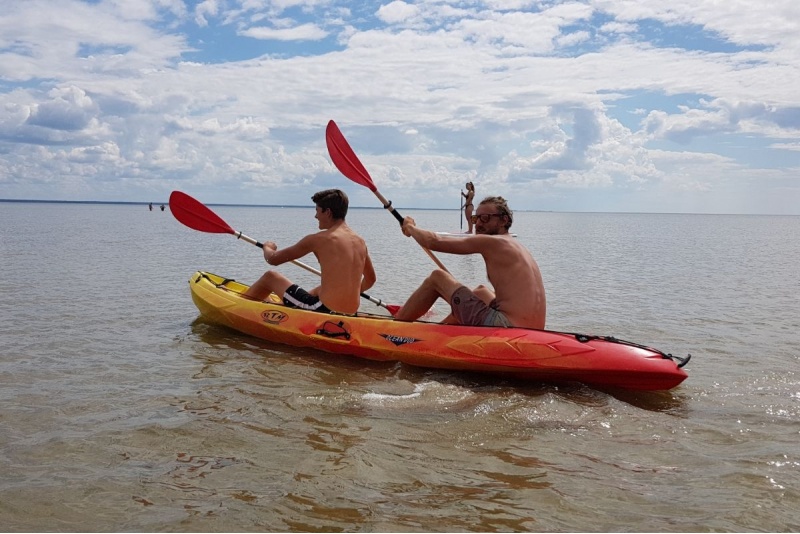Аренда 2-местного каяка со спинками от Surf Center в Пярну