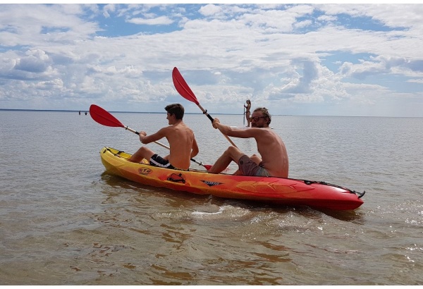 Аренда 2-местного каяка со спинками от Surf Center в Пярну