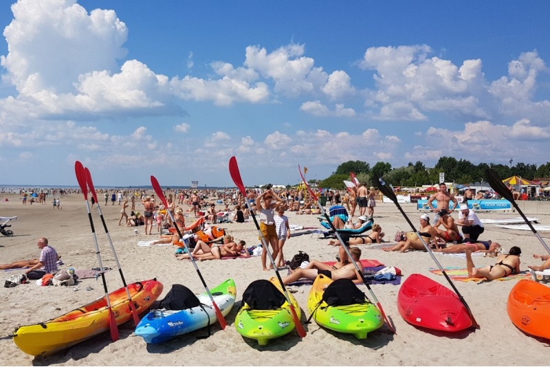 Аренда 2-местного каяка со спинками от Surf Center в Пярну